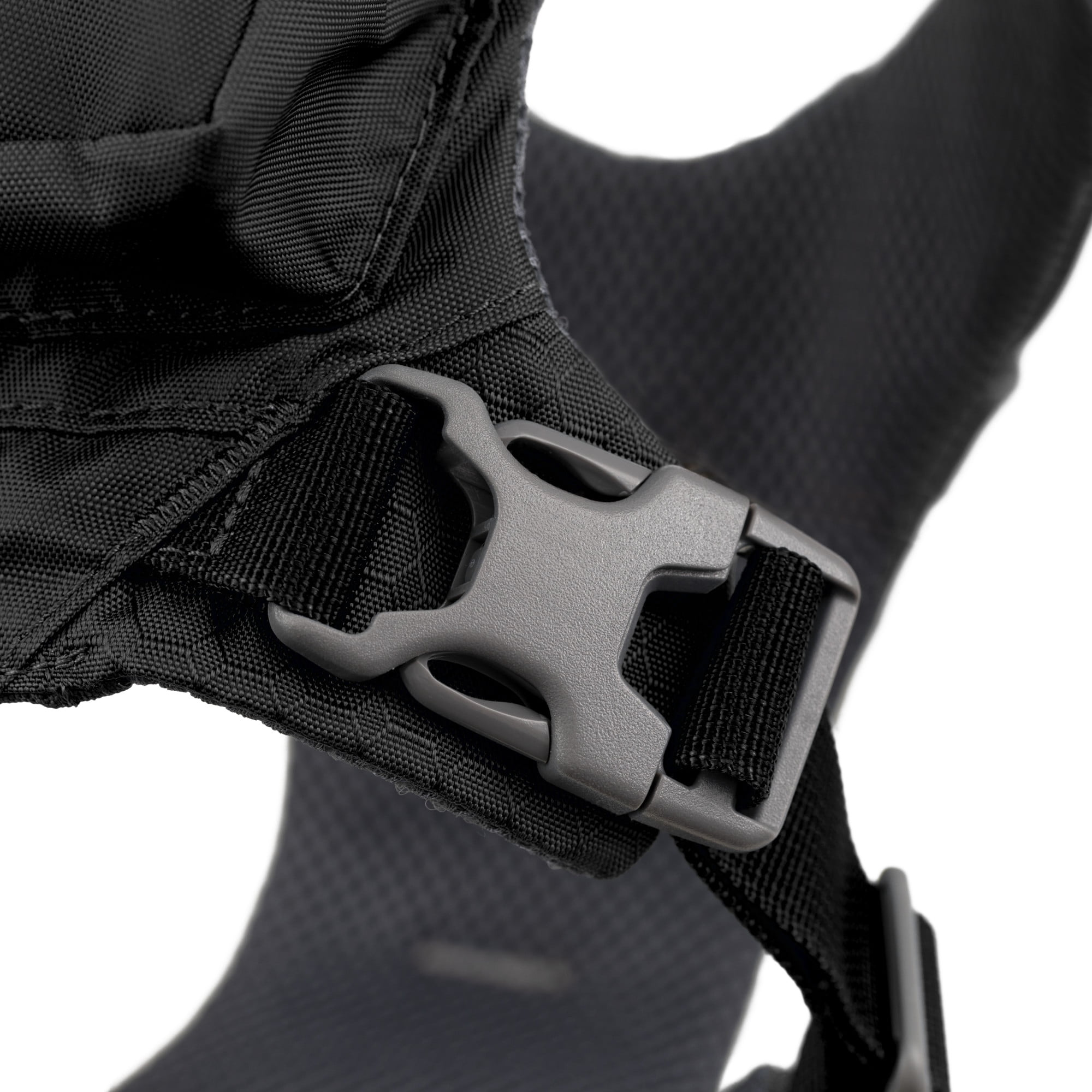Kurgo Stash n’ Dash Dog Harness, Folds into a Pouch, for Running, Hiking, Reflective, Black, Medium