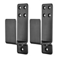 thumbnail image 2 of HonestMatter 2 Pack Heavy Duty Door Security Bar Brackets Industrial Grade Reinforced Drop Open Bar Holder for 2x4 Lumber Unauthorized Entry Prevention for Garage Basement Barn Shed, 2 of 9
