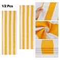 thumbnail image 4 of Beach Chair Replacement Fabric 120x45 cm Yellow and White for Outdoor Use, 4 of 5