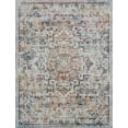 thumbnail image 3 of Traditional 5x7 Area Rug (5'3'' x 7'3'') Oriental Navy, Cream Living Room Easy to Clean, 3 of 7