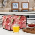 thumbnail image 6 of Picia Refreshing Watermelon Slices Print 4 Slice Toaster Cover , Toaster Protector Dustproof Kitchen Appliance Cover, Kitchen Appliance Dustproof Protector, 6 of 7