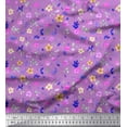 thumbnail image 1 of Soimoi Rayon Fabric Flower Watercolor Fabric Prints by Yard 56 Inch Wide, 1 of 3