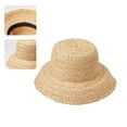 thumbnail image 3 of YUUZONE Toddler Kids Summer Handwoven Straw for Sun Hat Large Wide Brim Vacation UV for Protection Beach Cap with Ribbon Chin St, 3 of 19