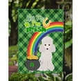 thumbnail image 3 of Toy White Poodle St. Patricks Day Flag Garden Size, 3 of 3