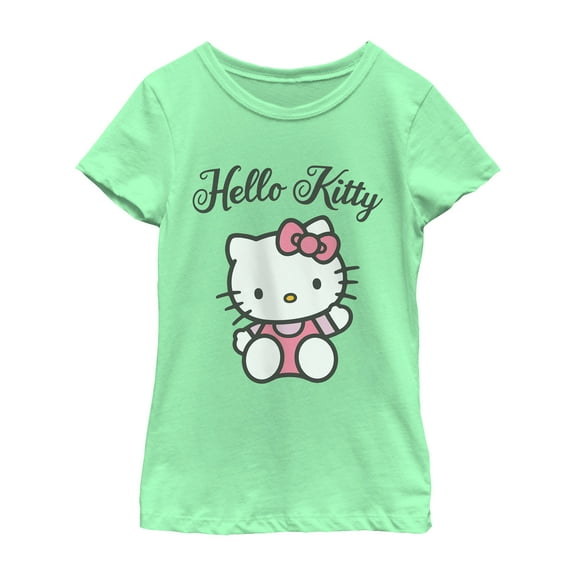 Sanrio Girls Hello Kitty Happy and Cutie Pose T-Shirt,