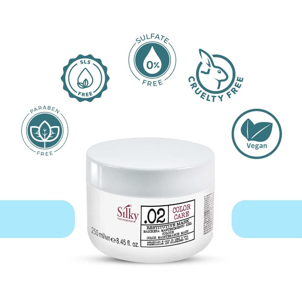 SILKY .02 COLOR CARE RESTITUTIVE MASK | Rich In deep moisturizing