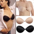 thumbnail image 3 of ITFABS Soutien-Gorge Sans Bretelles Invisible Couleur Unie, Dos Nu Auto-Adhésif Rehausseur, Sans Couture, 3 of 3