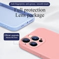thumbnail image 4 of New Luxury Original Liquid Silicone Phone Case For iphone 16 15 14 13 12 11 Pro Max Plus Lens Protection Shockproof Back Cover Black For iPhone 13 ProMax, 4 of 6