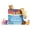 Birthday Contdown, variant on Emotional Support Yetis, Cuddly Stuffed Animals by Relatable | Plushies and Cute Stuff, Great Gift Ideas for Loved Ones of All Ages, Includes 5 Plushies with Carrying Basket