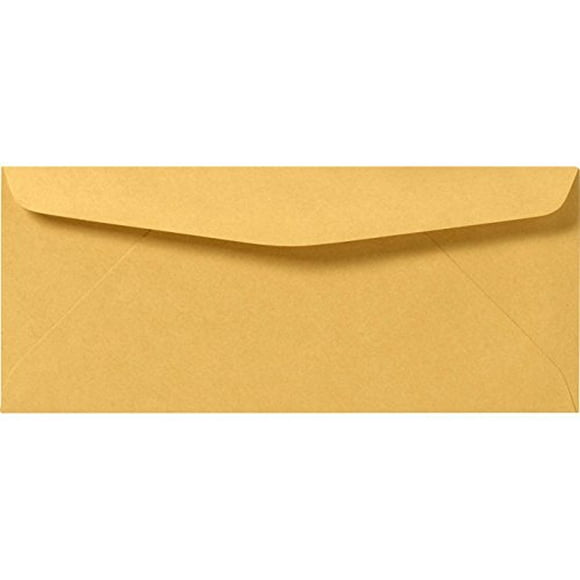 LUXPaper 11 Enveloppes Commerciales / 4 1/2 Pouces x 10 3/8 Pouces / Marron Kraft / 24lb. Texte / 50 Qt