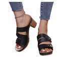 thumbnail image 4 of Zapatillas de tacón grueso de tacón alto de nuevo estilo, zapatillas de mujer con plataforma de boca de pescado Wmkox8yii hj789, 4 of 9