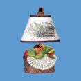 thumbnail image 2 of Table Lamp Egg Basket Brown Resin Lamp 18" x 12.25" | Renovator's Supply, 2 of 2