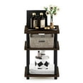 thumbnail image 3 of Furinno Turn-N-Tube Easy Assembly Multipurpose Shelf, Columbia Walnut/Black, 3 of 5