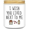 thumbnail image 2 of ZJQYDS Birthday Gifts for Women, Unique Gifts for Women, Best Friend, BFF, Mom, Sister Gift for Sisters, Funny Anniversary Christmas Valentines Gift for Her - Lavender Scented Candles, 2 of 10