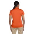 thumbnail image 3 of M353W Harriton Ladies' Double Mesh Polo Team Orange L, 3 of 3