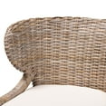 thumbnail image 6 of bali & pari Niesha Boho Dining Chair, Handwoven Natural Kubu Rattan, Grey, 6 of 10