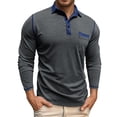 thumbnail image 2 of Mens T-Shirts with Pocket Summer Solid Fashion Casual Mens Dress Shirts for Work Wear, 2 of 7