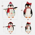 thumbnail image 2 of Best Choice Products 4-Piece Lighted 3ft Pop-Up Penguin Family Outdoor Christmas Decoration w/ 300 LED Lights - Red, 2 of 7
