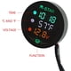 thumbnail image 2 of Wasserdichte Nachtsicht Motorrad Meter LED Digitalanzeige Voltímetro Spannung Volt Temperaturanzeige Zeit LED 3 en 1 Tienda ciclista, 2 of 7