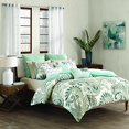 thumbnail image 3 of INK+IVY Mira 200TC Comforter Set, Full/Queen, Blue, 3 of 5