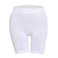 thumbnail image 4 of Ierhent Stretchy Shorts for Women Shorts for Women High Wasited Trendy Stretchy Crossover Shorts Casual Summer(White,3XL), 4 of 5