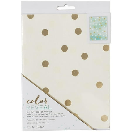 Color Reveal Watercolor Notebook 6"x8"-dots