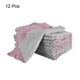 thumbnail image 3 of 12Pcs Paños de Cocina, Toallas de Terciopelo Coral de 8.6" Gris Púrpura, 3 of 5