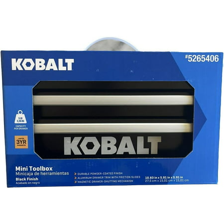 Kobalt Mini Black Steel Tool Box 25th Anniversary 5265407 NEW IN HAND
