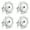 D1-silver, variant on Earring Backs Locking Earring Backs for Studs 925 Sterling Silver Earring Backs Lifters Replacement Earring Backs Butterfly Clasp for Studs