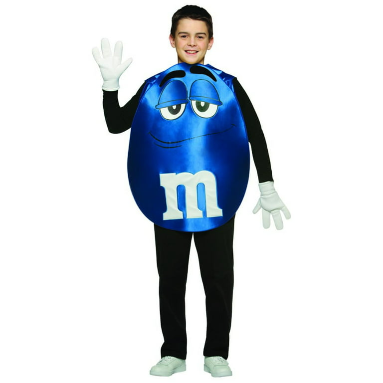 M&M's Character Poncho Child Halloween Costume, One Size, 13-16