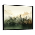 thumbnail image 2 of Designart "Frequency In Minimalism Forests" Minimalism Floater Framed Canvas Art Print, 2 of 5