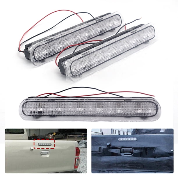 La Tercera Freno Negra Es Adecuada para El Portón Trasero La Camioneta Hilux VIGO MK6 MK7 (color Transparente)