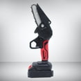 thumbnail image 3 of Handheld Electric Woodworking 4" Battery Operated 4000RPM Rechargeable Lightweight Mini Saw for Bush Tree Trimming Pruning Logging 2000mah, 3 of 7