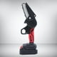 thumbnail image 3 of Handy Electric Chain Saw Recargable con 4 pulgadas 4000RPM Inalámbrico Carpintería Portátil 550W para arbustos, árboles, jardinería, he 2000mAh Macarena Mini motosierra de mano, 3 of 7