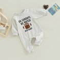 thumbnail image 3 of Gupgi Infant Baby Autumn Jumpsuits On Saturdays We Watch Rugby Romper, 3 of 9