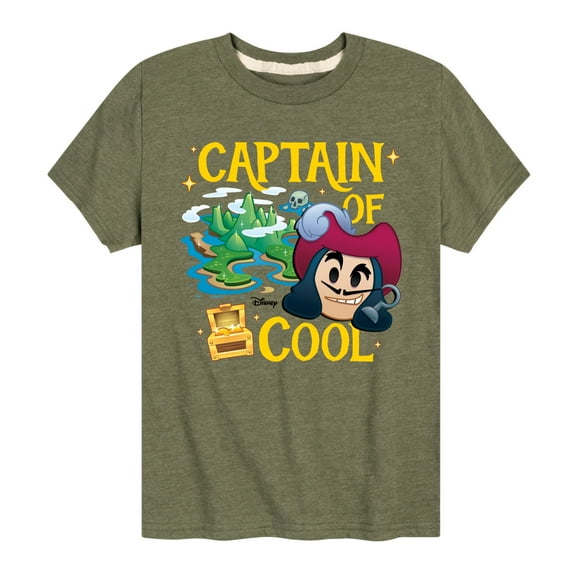 Disney Emoji - Captain Of Cool - Toddler And Youth Short Sleeve Graphic T-Shirt