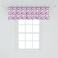 thumbnail image 2 of Ambesonne Butterfly Window Valance, Insect Artwork Swirled Wings Vintage Modern Ornate Fashion Style Print, Curtain Valance for Kitchen Bedroom Decor with Rod Pocket, 54" X 18", White Brown Grey, 2 of 2