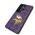 thumbnail image 2 of Keyscaper Minnesota Vikings Plaid Galaxy Magnetic Bump Case, 2 of 7