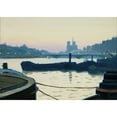thumbnail image 2 of Charles Guilloux 18x14 Black Ornate Wood Framed Double Matted Museum Art Print Titled - La Seine (1892), 2 of 5