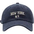 thumbnail image 5 of Gorra de béisbol con tapa suave bordada coreana para hombres, tiro callejero popular en Internet, otoño e invierno, moda coreana, gorra pequeña para mujeres, 5 of 5
