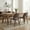 Brown, variant on VKNOW Upholstered Dining Chairs with Solid Wood Frame, Padded Seat & Curved Back, Chenille Accent Chairs for Dining Room, Kitchen, Living Room, Green, Set of 4