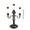 B, variant on Halloween Candelabra Gothic Skeleton Lighting Candlestick,Battery Operated Candlesticks,Light Up Candelabra With Led Flames