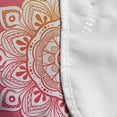 thumbnail image 4 of Oriental Microwave Oven Cover, Continuous Pattern of Mandala Inspired Ornate, Water Resistant Organizer with Pockets for Kitchen, 36" x 12", Pastel Pink Marigold, by Ambesonne, 4 of 4