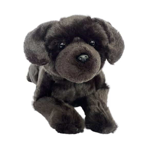 Auswella Plush 16 Inch Black Floppy Labrador Retriever