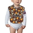 thumbnail image 4 of Bingfone Mess-Proof Baby Bib - Waterproof Bib for Baby Boy or Girl with Food Catcher Pocket, Unisex-Skulls, 4 of 6