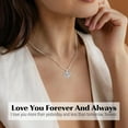 thumbnail image 4 of Gifts for Mom Grandma Heart Necklace Gifts for Daughter Granddaughter I Love You Necklace for Wife Girlfriend Birthday Gift Ideas Anniversary Thanksgiving Jewelry for Sister Bestie, 4 of 6