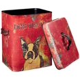 thumbnail image 3 of Creative Co-Op Vintage Boston Terrier Chien Biscuit Conteneur, 3 of 5