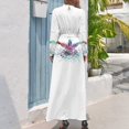 thumbnail image 3 of Vestido largo deportivo con acuarela para niño, estilo mariposa, para nadar, ropa de mujer, vestidos para mujer, 3 of 5