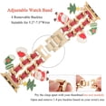 thumbnail image 3 of Correa de Reloj REALSIGN Estilizada de Metal con Encantos Navideños 38-41mm, 3 of 6