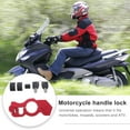 thumbnail image 3 of unbranded  Horn Lock Throttle Moped Locks Motor Motorcycle Rotor Bike Red, 3 of 8